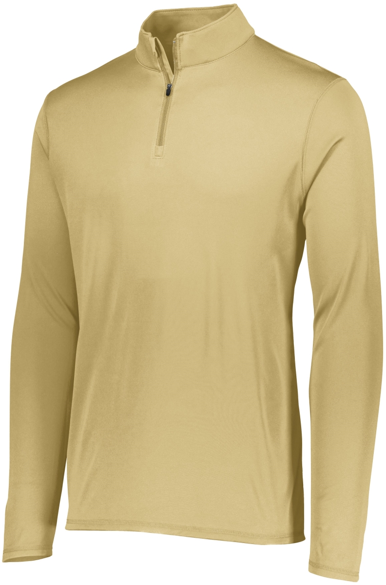 2785.023.L Attain Wicking 0.25 Zip Pullover, Vegas Gold - Large