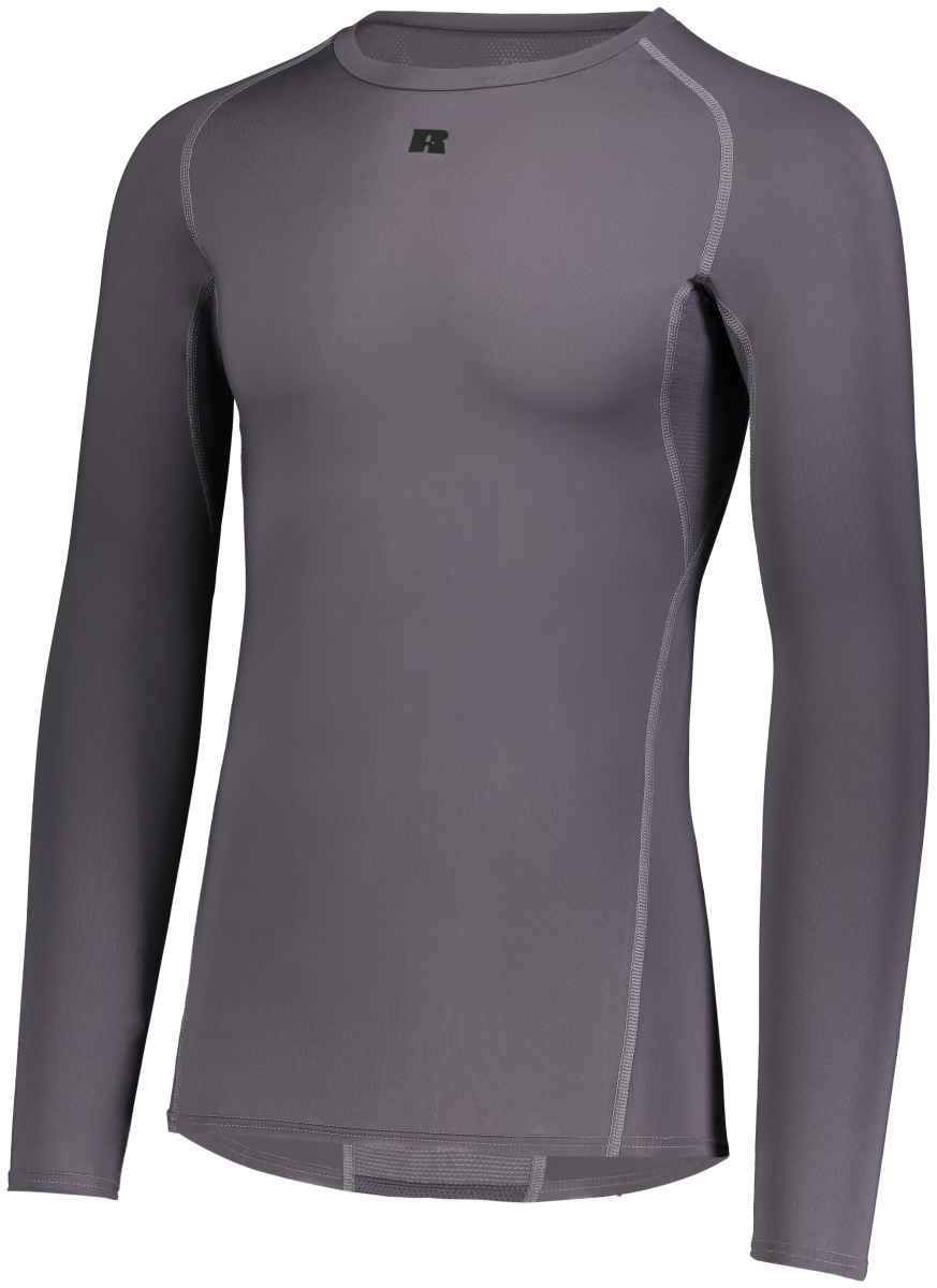 R20CPM.SHL.S Long Sleeve Compression T-Shirt, Stealth - Small