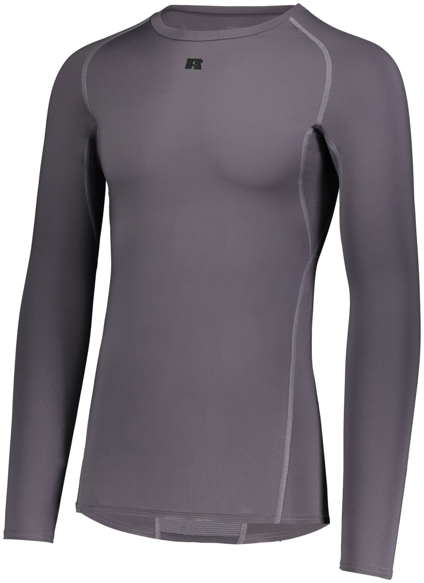 R20CPM.SHL.XL Long Sleeve Compression T-Shirt, Stealth - Extra Large