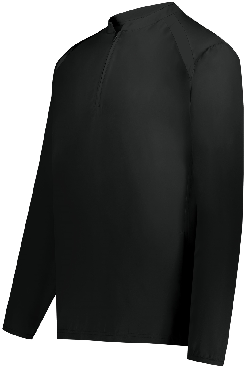 229695.425.L Youth Clubhouse Pullover, Black - Large