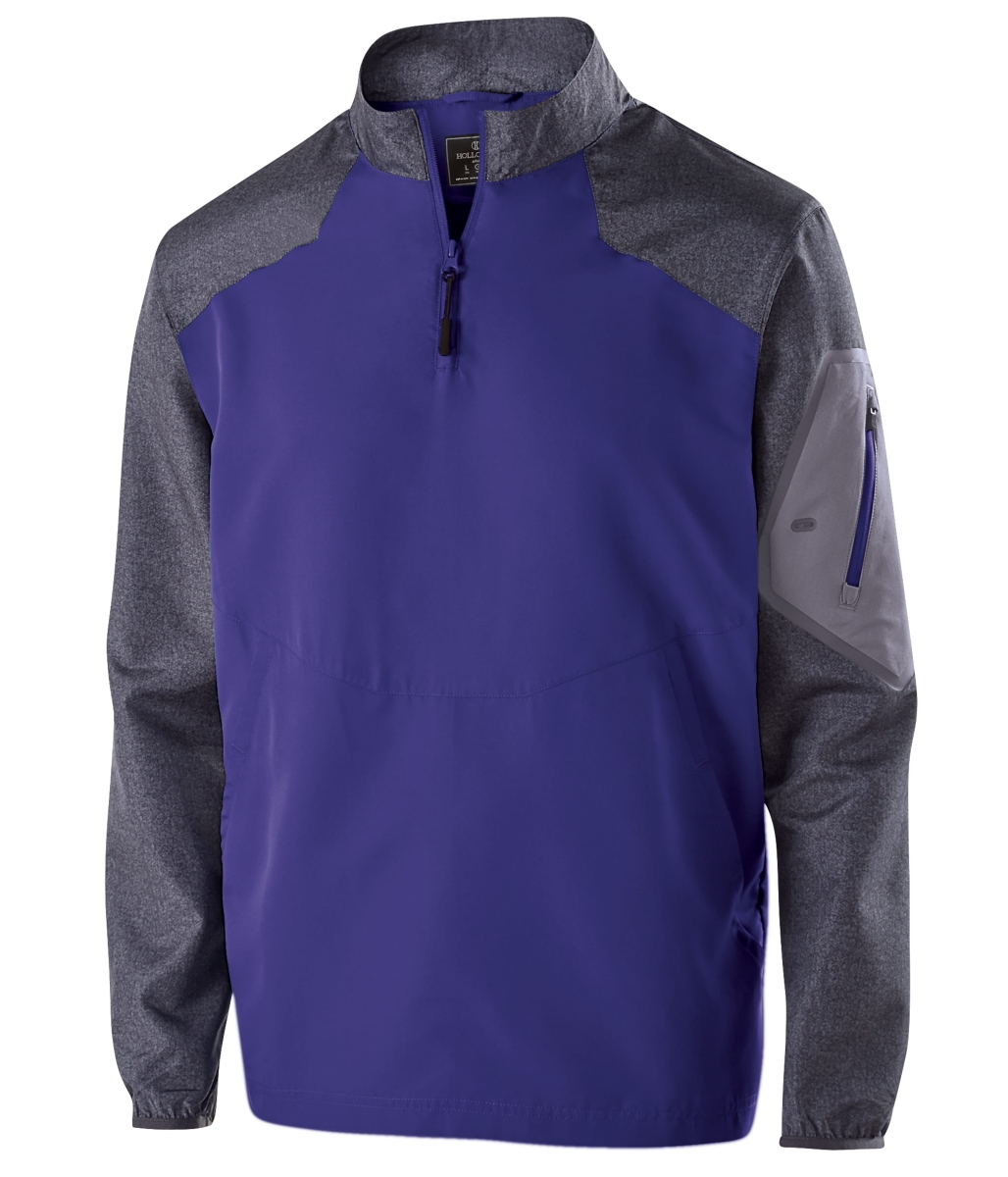 229155.H68.XS Raider Pullover, Carbon Print & Purple - Extra Small