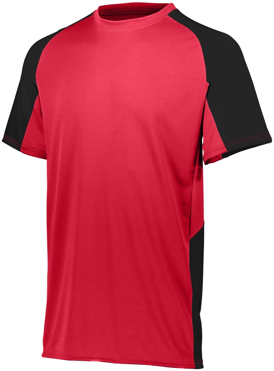 1517.407.M Cutter Jersey, Red & Black - Medium