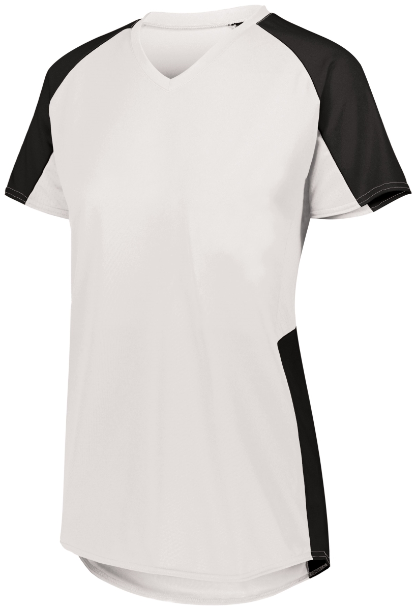 1522.226.M Ladies Cutter Jersey, White & Black - Medium