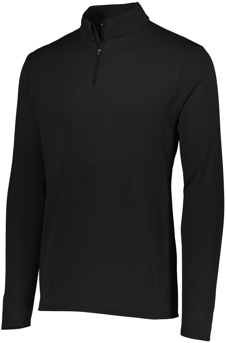 2785.080.S Attain Wicking 0.25 Zip Pullover, Black - Small
