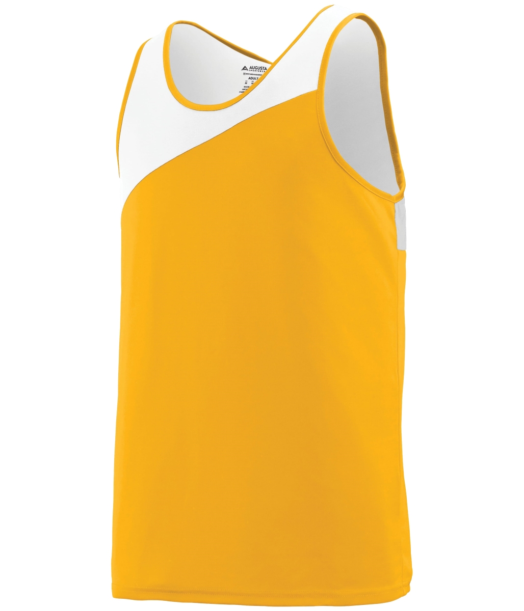 353.245.S Youth Accelerate Jersey, Gold & White - Small