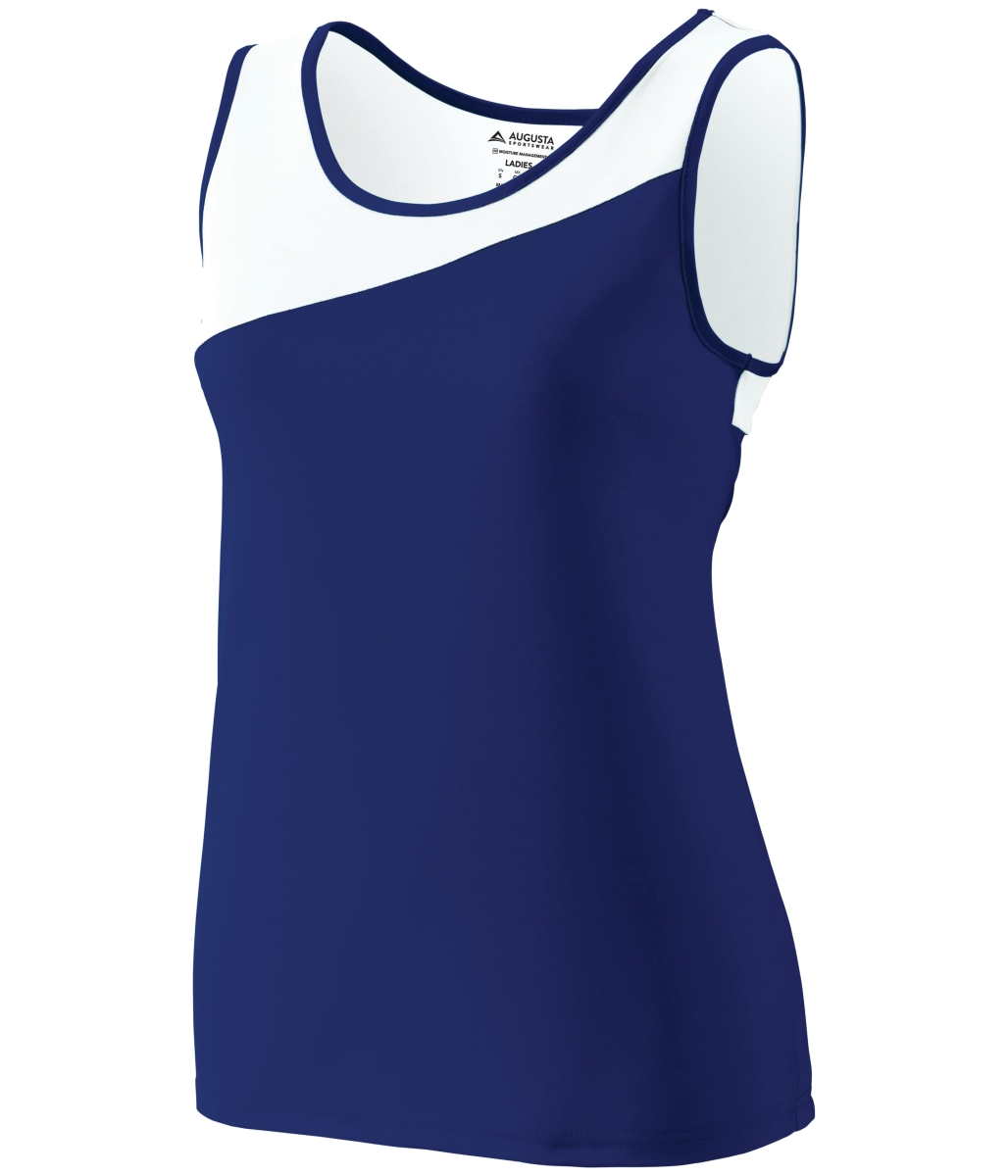 354.301.XS Ladies Accelerate Jersey, Navy & White - Extra Small