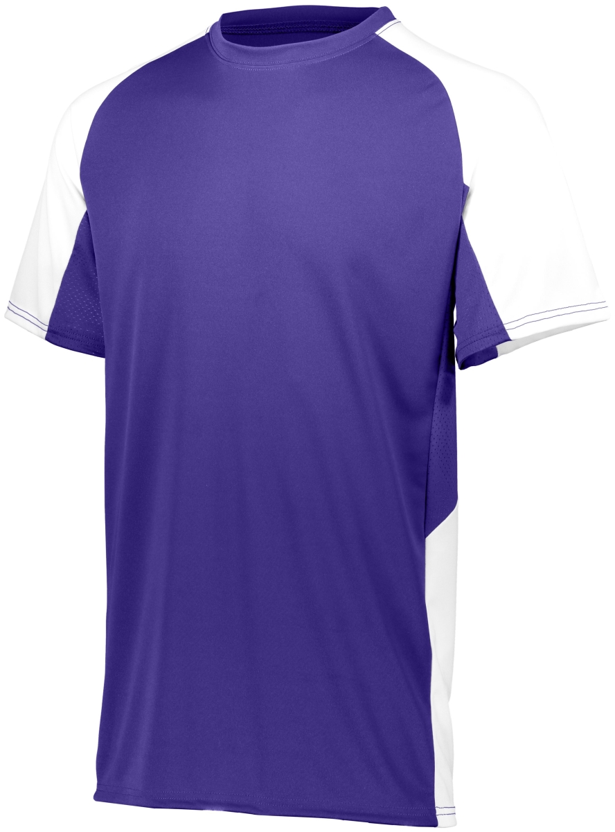 1517.450.M Cutter Jersey, Purple & White - Medium