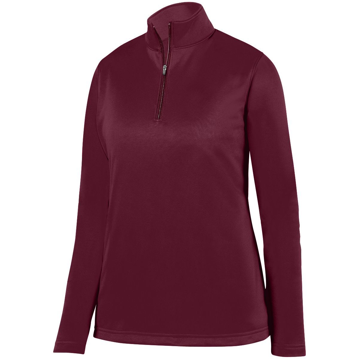 5509.045.M Ladies Wicking Fleece Pullover, Maroon - Medium
