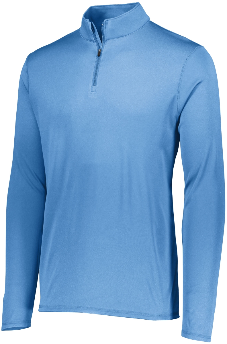 2785.089.3XL Attain Wicking 0.25 Zip Pullover, Columbia Blue - 3XL