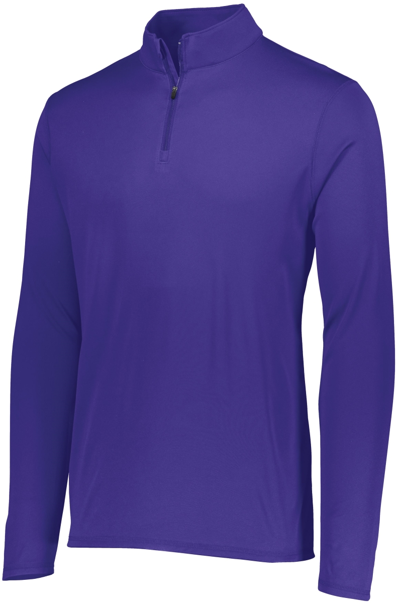 2785.050.XL Attain Wicking 0.25 Zip Pullover, Purple - Extra Large