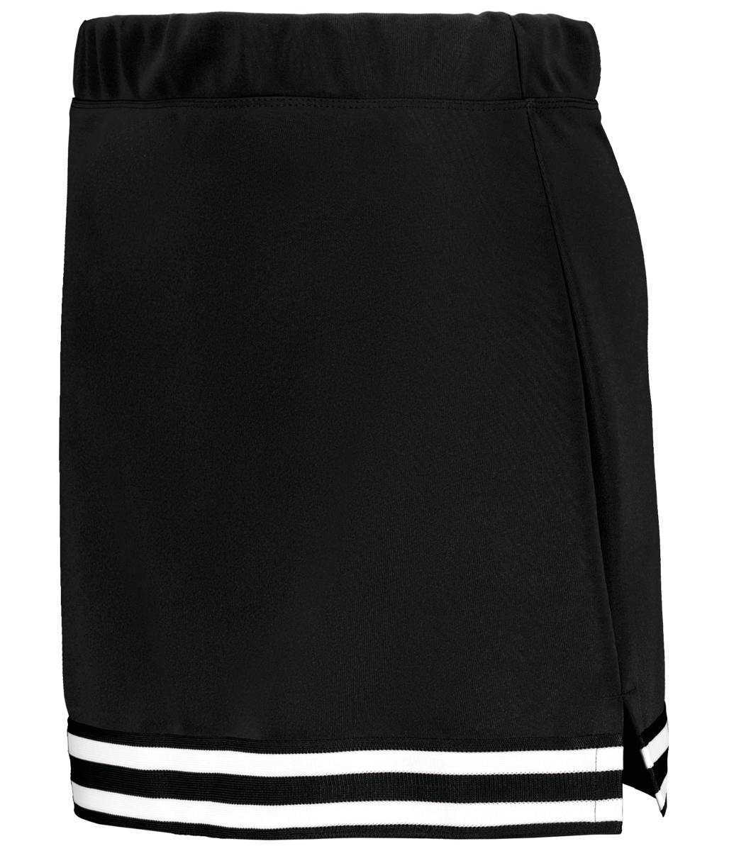 6925.529.M Ladies Cheer Squad Skirt, Black & White - Medium