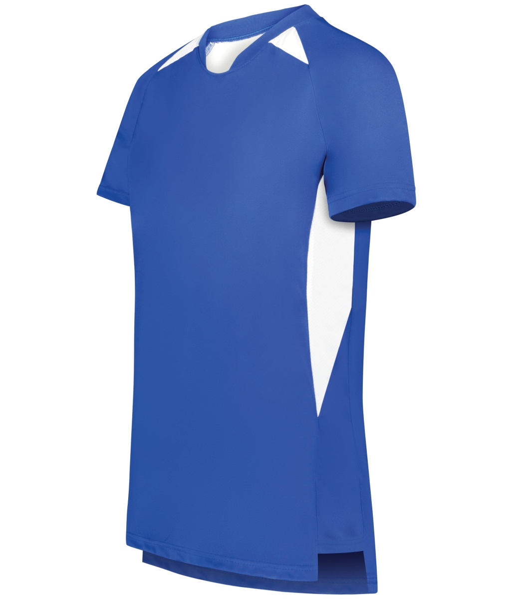 322992.280.XL Ladies Hawk Evolution Soccer Jersey, Royal & White - Extra Large