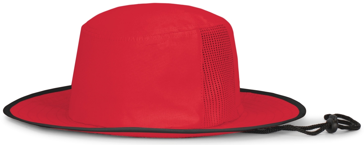 1964B.825.OS Perforated Legend Boonie, Red & Graphite - One Size