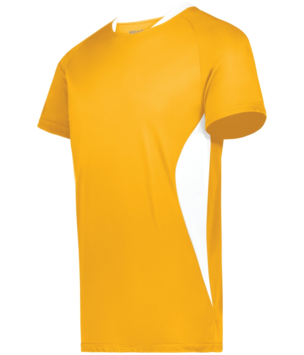 Picture of Augusta Sportswear 322240.245.XL Madrid Soccer Jersey&#44; Gold & White - Extra Large