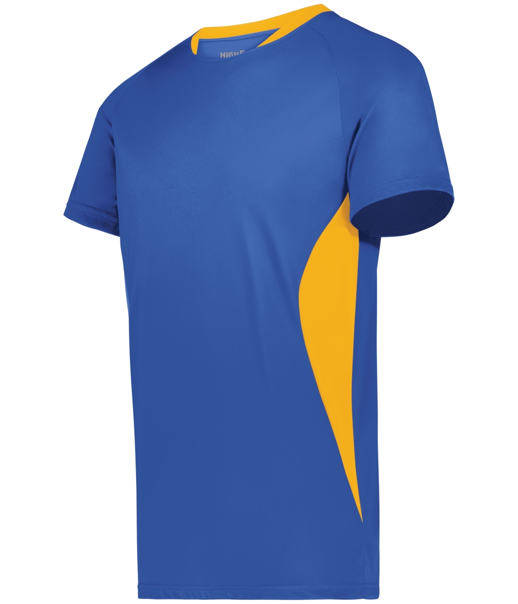 Picture of Augusta Sportswear 322240.281.M Madrid Soccer Jersey&#44; Royal & Gold - Medium