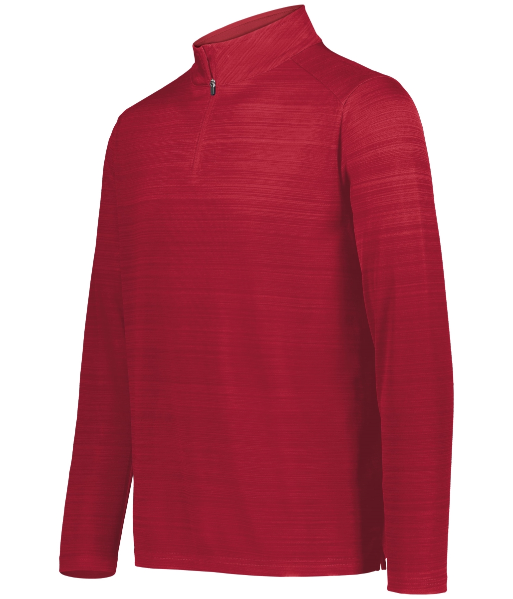 7011.083.S Pursuit 0.25 Zip Pullover, Scarlet - Small