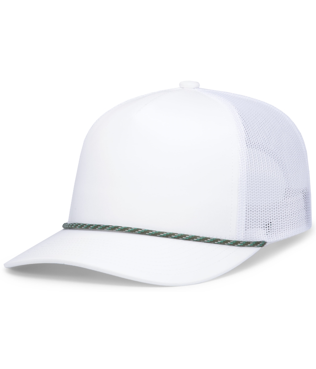 P423.57U.OS Weekender Trucker Cap, White & Ginko - One Size
