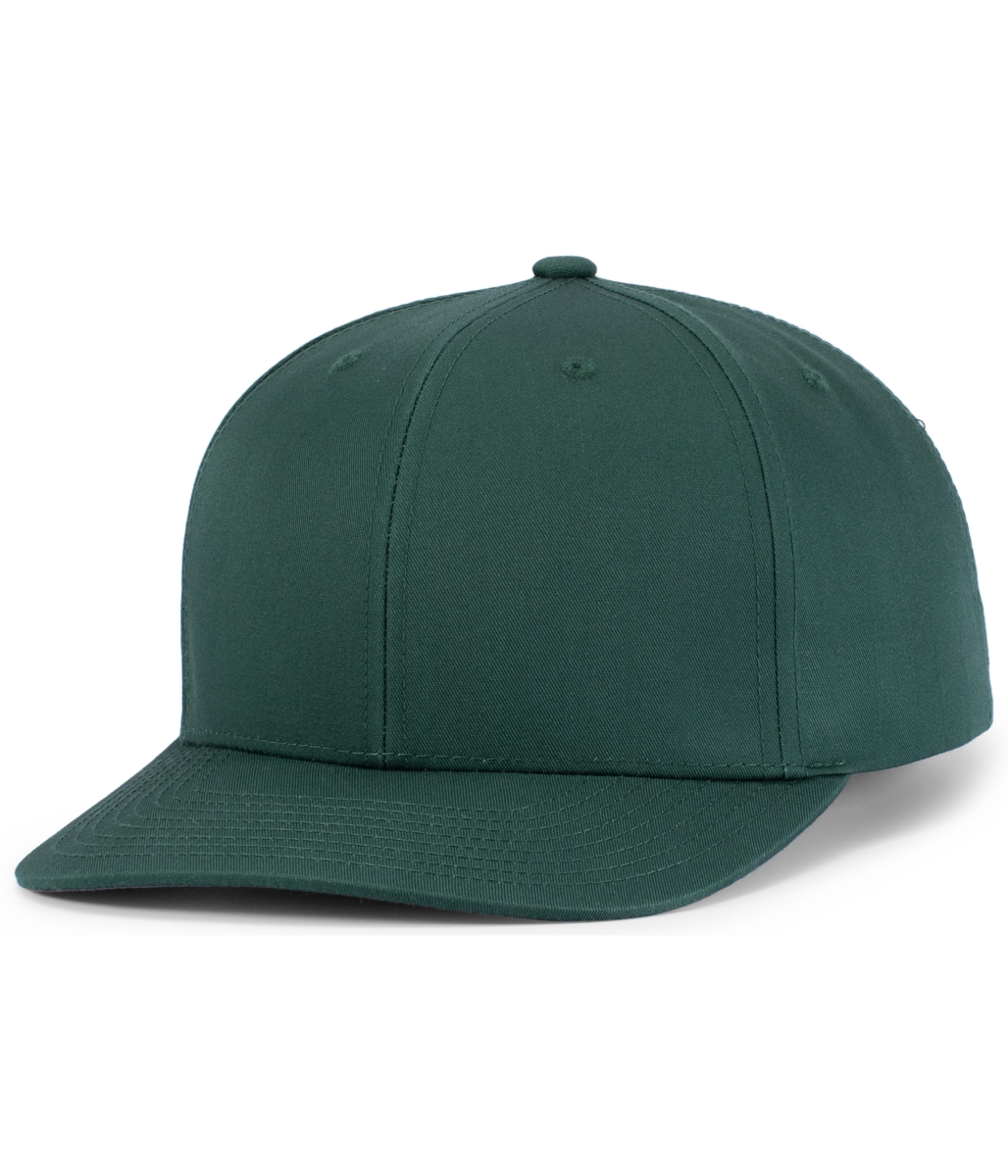 P322.035.ADT Poly & Cotton Snapback Cap, Dark Green - Adult