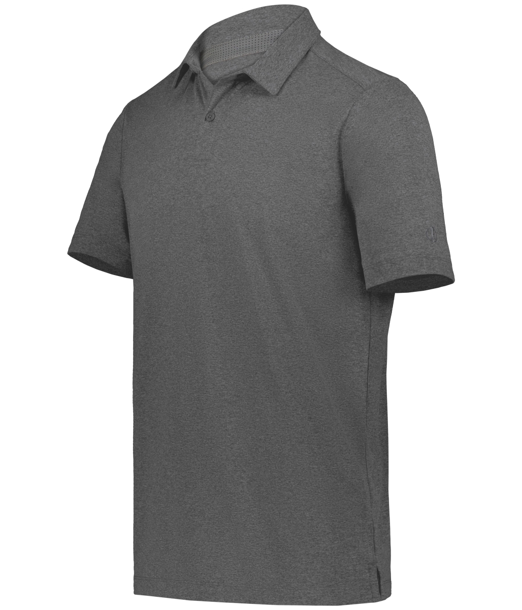 223554.E83.M Ventura Polo T-Shirt, Carbon Heather - Medium