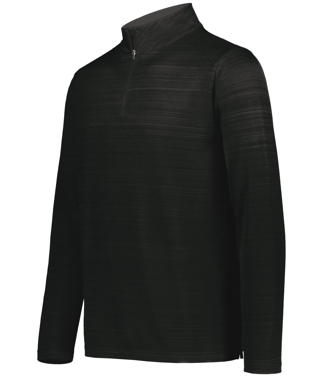 7011.080.M Pursuit 0.25 Zip Pullover, Black - Medium