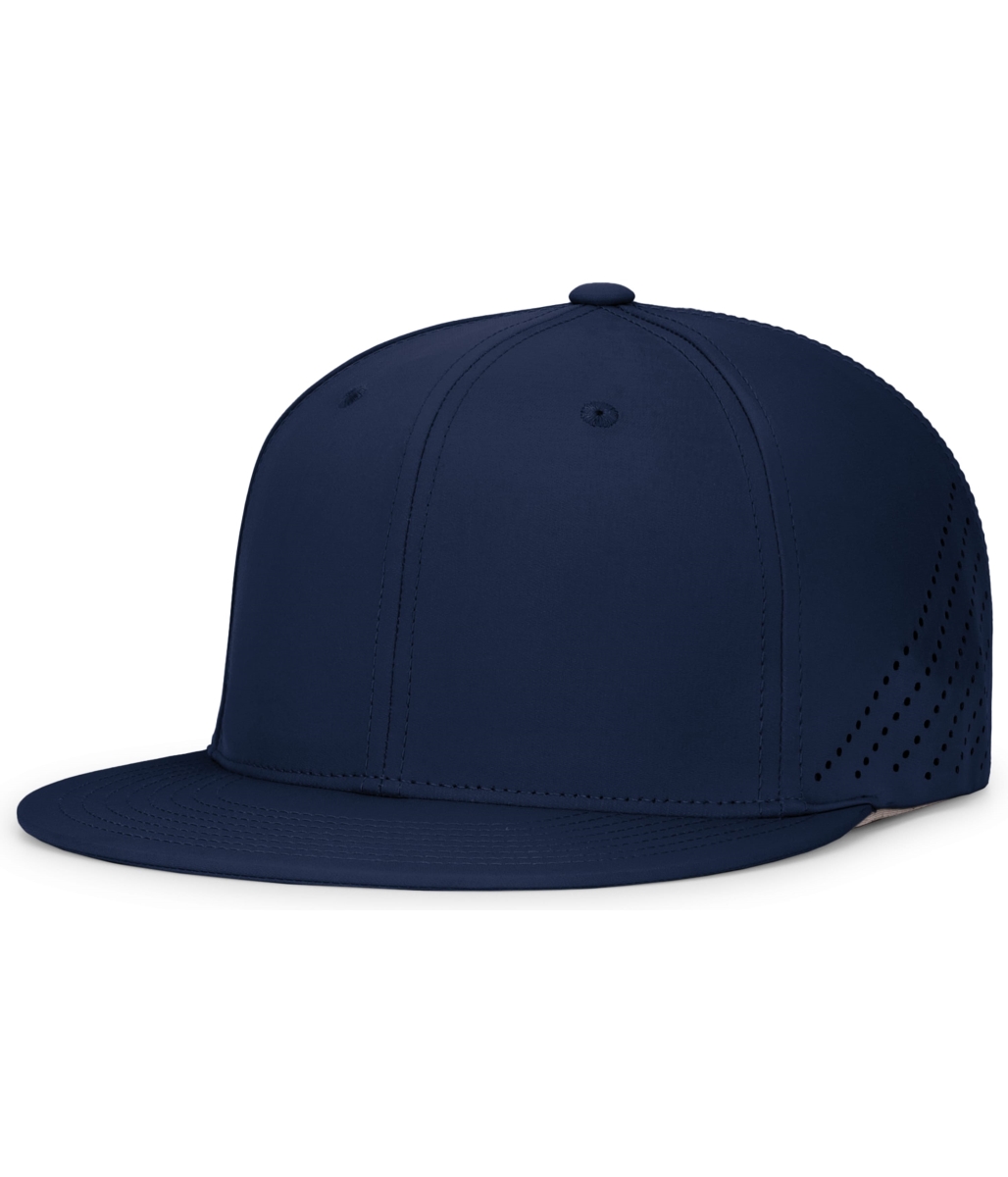 ES471.065.S-M Premium Lightweight Perforated PacFlex Cap, Navy - Small & Medium