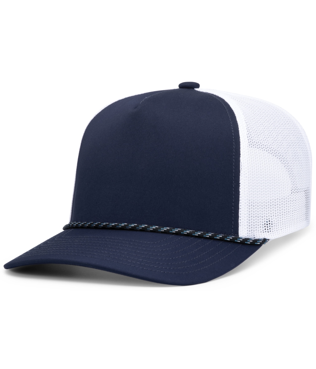 P423.122.OS Weekender Trucker Cap, Navy & White - One Size