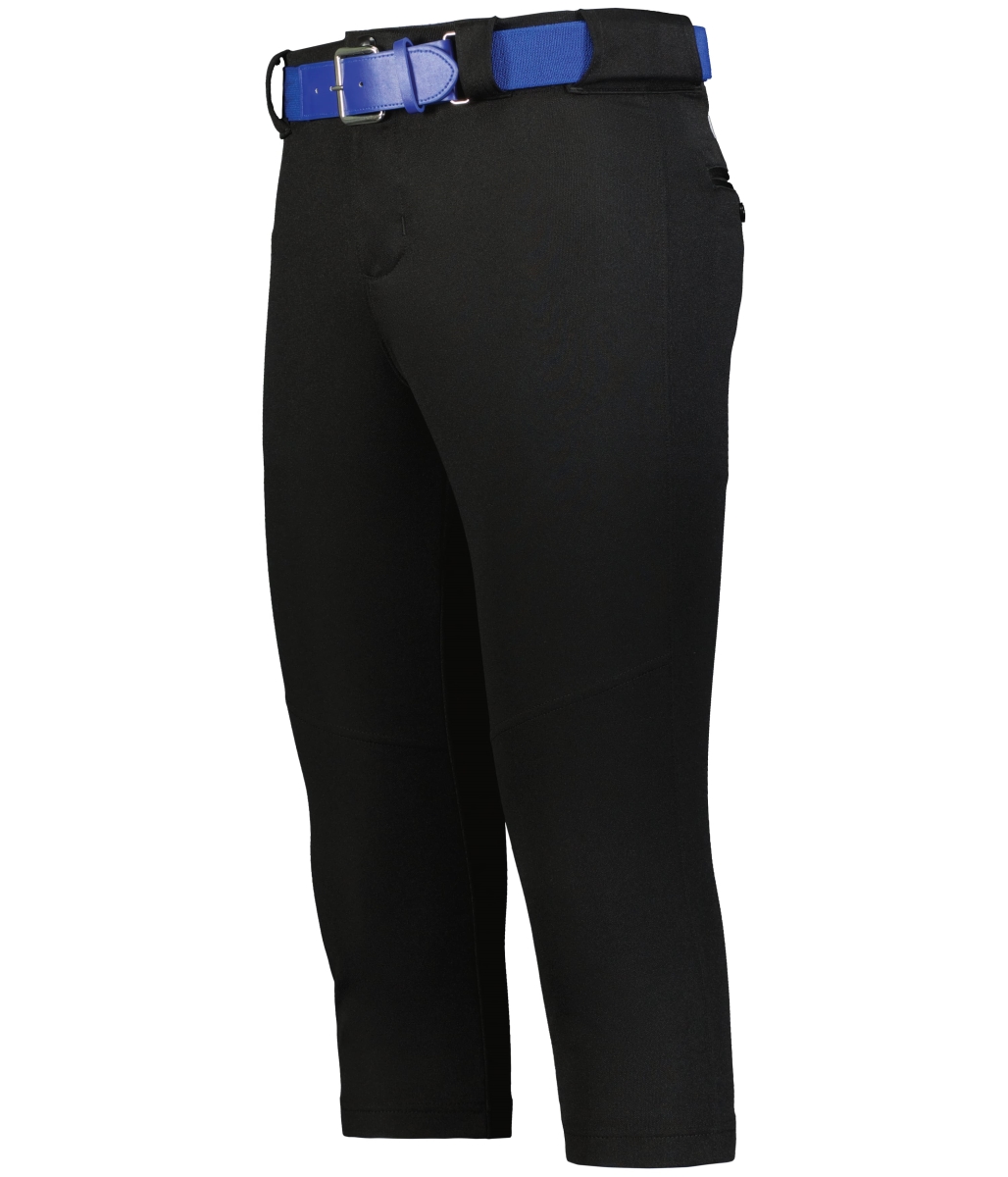 RS5DBX.BLK.L Ladies on Deck Softball Knicker, Black - Large