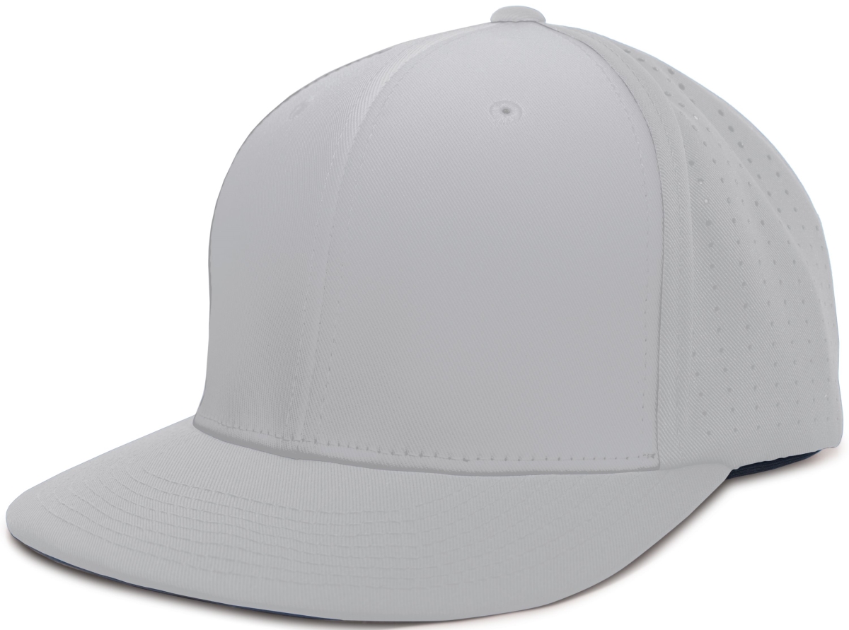 ES474.099.XS Perforated F3 Performance Flexfit Cap, Silver - Extra Small