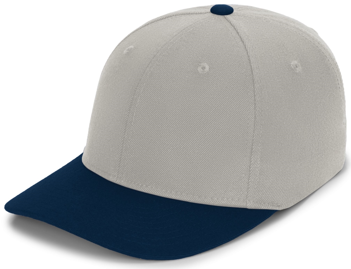 P821.169.XS Pro-Wool Pacflex Cap, Silver & Navy - Extra Small