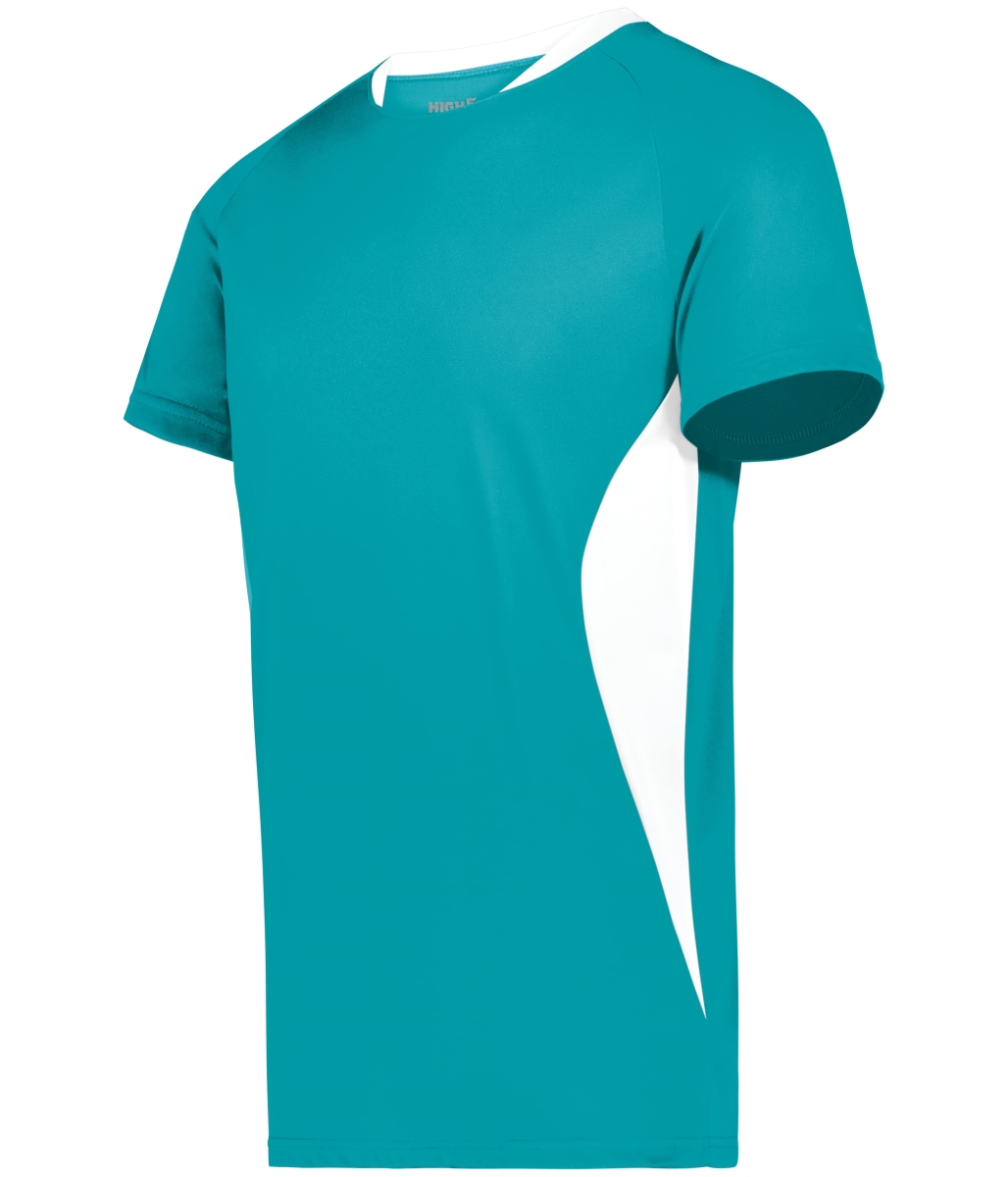 322240.331.M Madrid Soccer Jersey, Teal & White - Medium