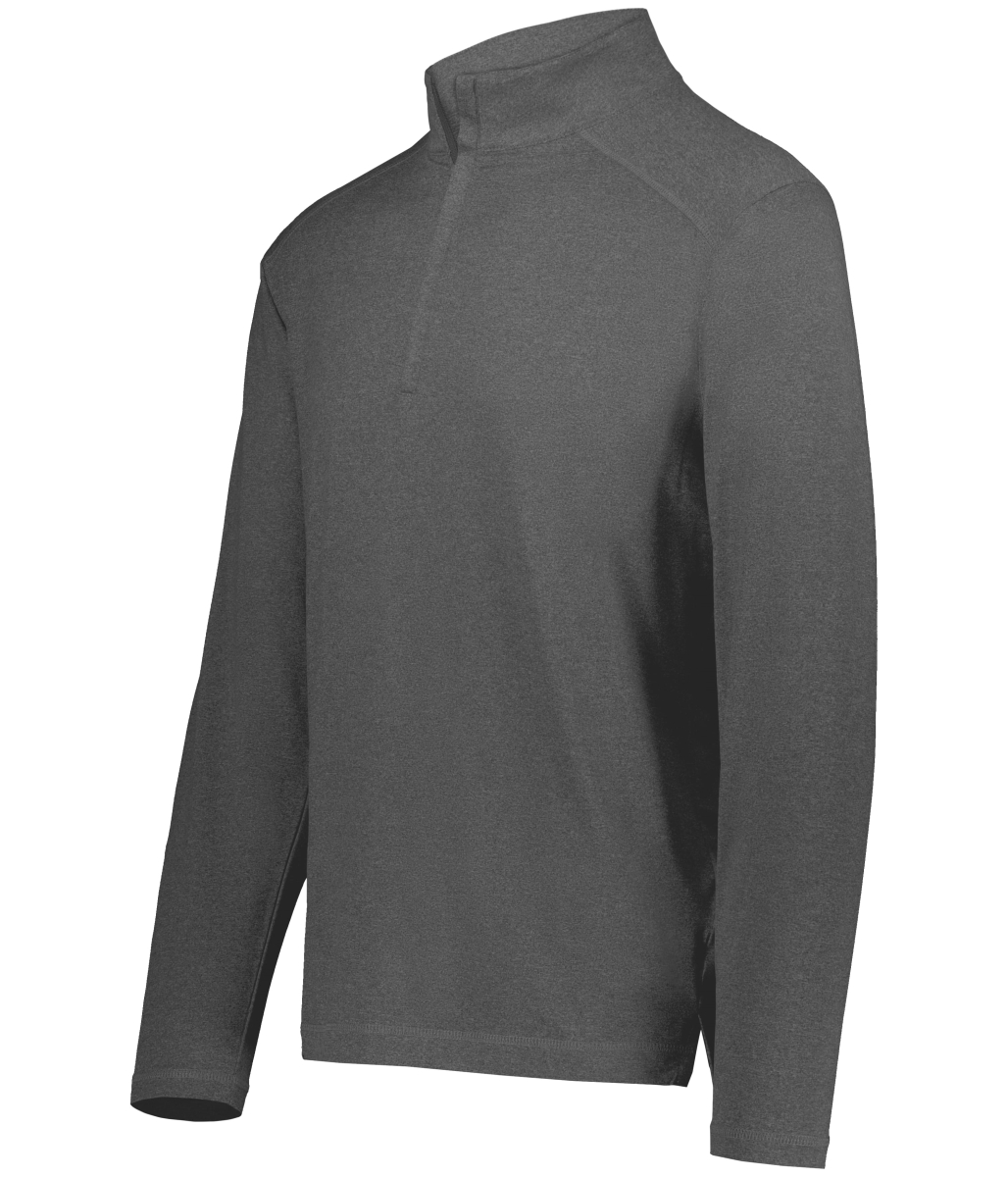 223553.E83.XL Ventura 0.25 Zip Pullover, Carbon Heather - Extra Large