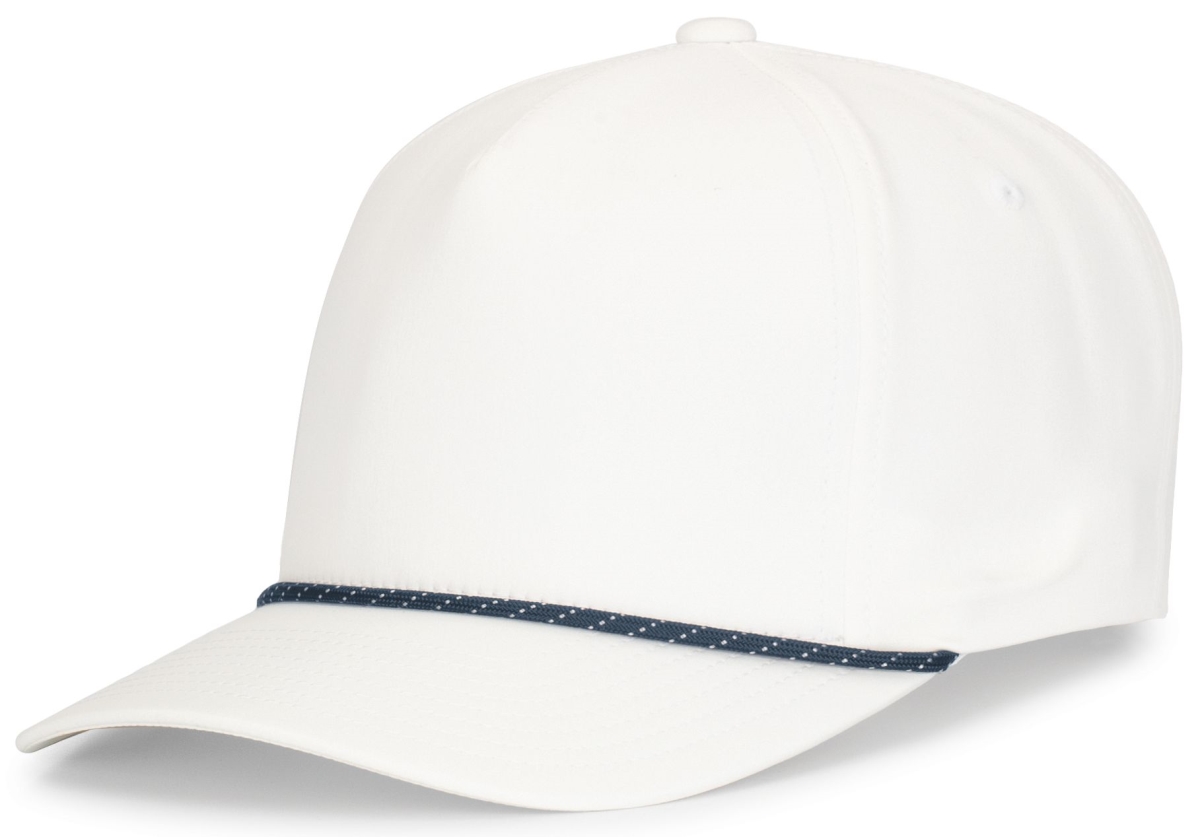 P421.138.OS Weekender Cap, White & Navy - One Size