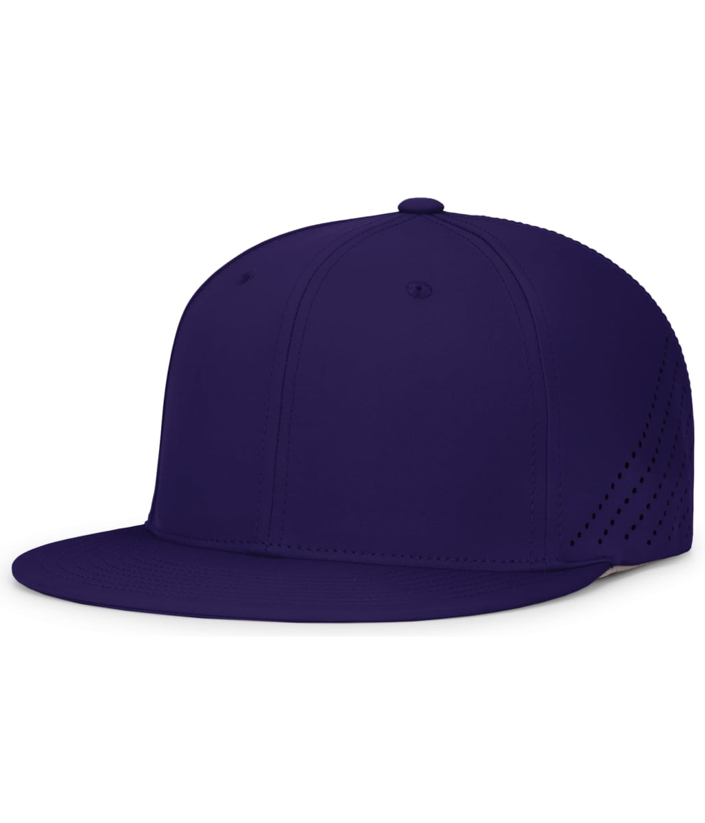 ES471.747.S-M Premium Lightweight Perforated PacFlex Cap, Purple - Small & Medium