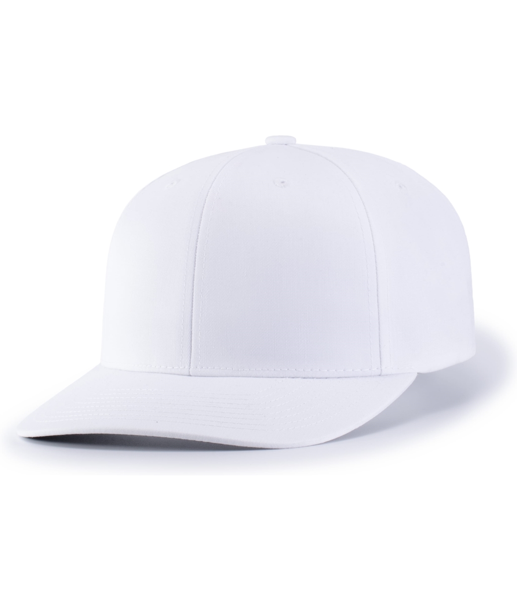P322.005.ADT Poly & Cotton Snapback Cap, White - Adult