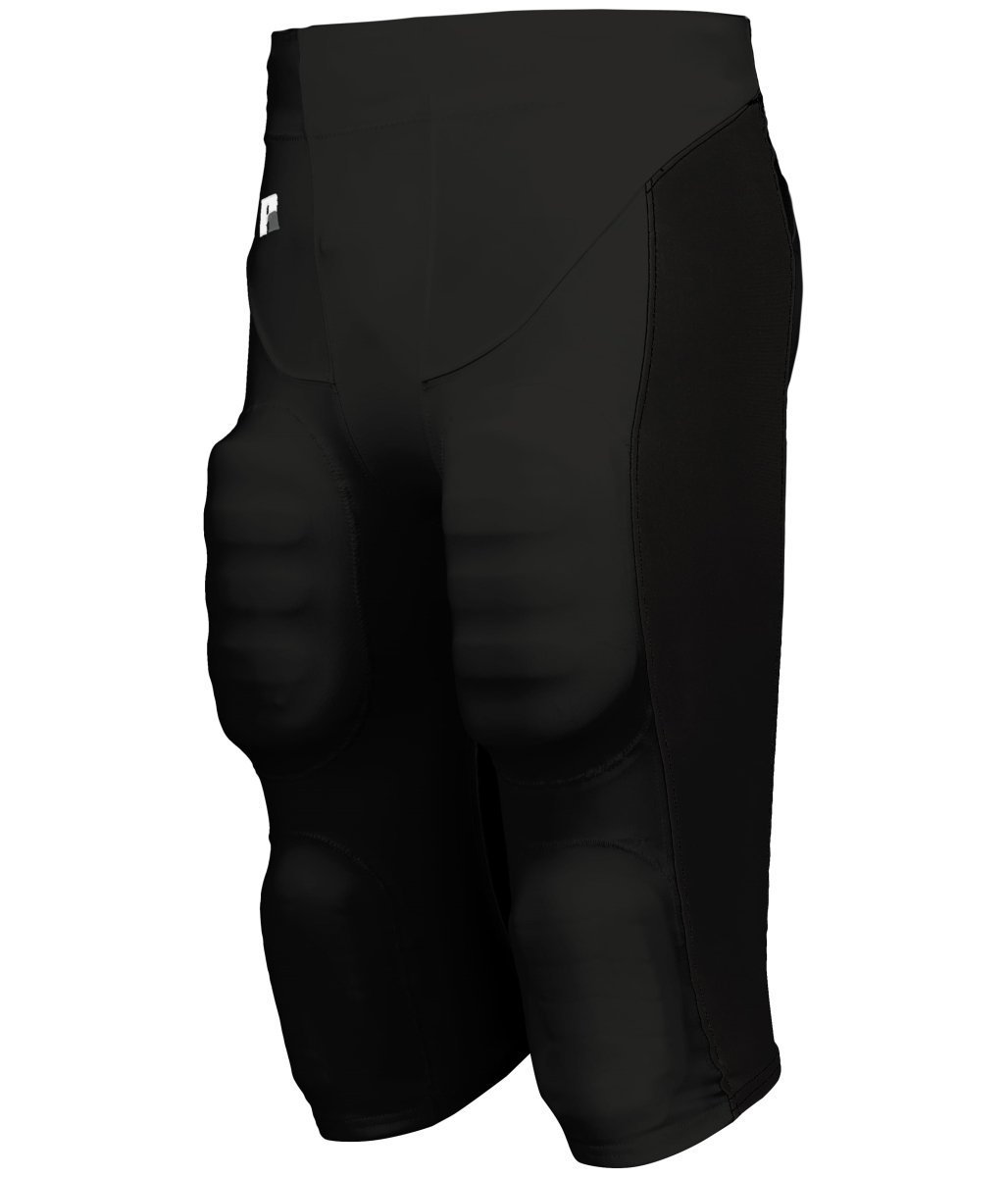 Picture of Russell R26XPW.BLK.XL Youth Beltless Football Pant&#44; Black - Extra Large