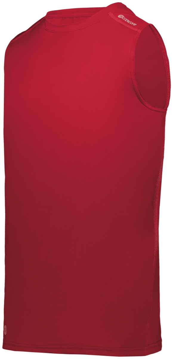 222593.083.2XL Crew Neck Tank Top, Scarlet - 2XL