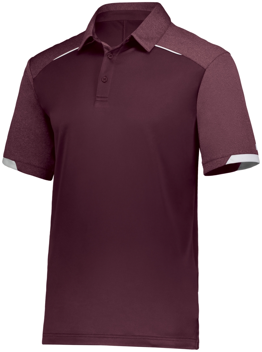 R20DKM.MAR.L Legend Polo T-Shirt, Maroon - Large