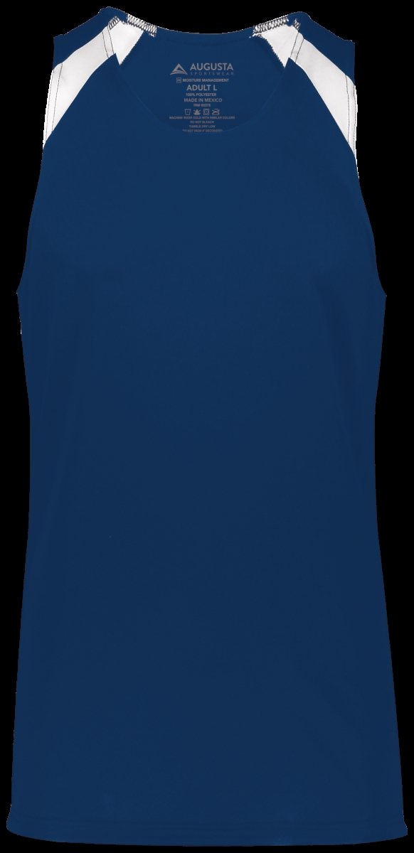 Youth Overspeed Track Jersey, Navy & White - Extra Large