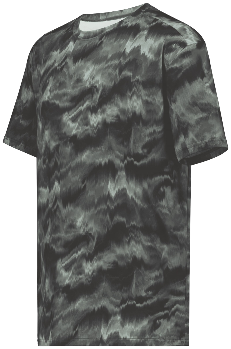 222596.66V.M Stock Cotton-Touch Poly T-Shirt, Shockwave Graphite - Medium