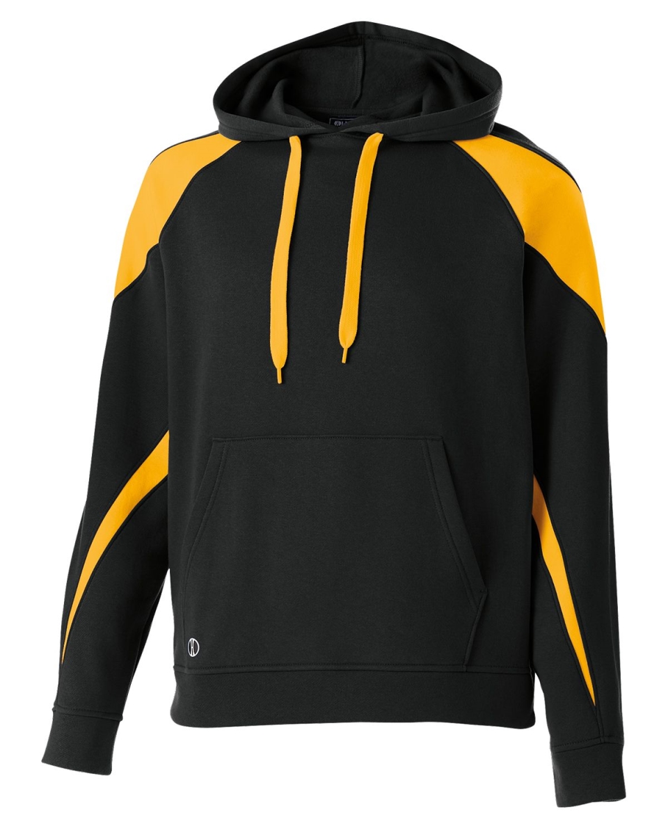 229546.R16.M Prospect Hoodie, Black & Light Gold - Medium
