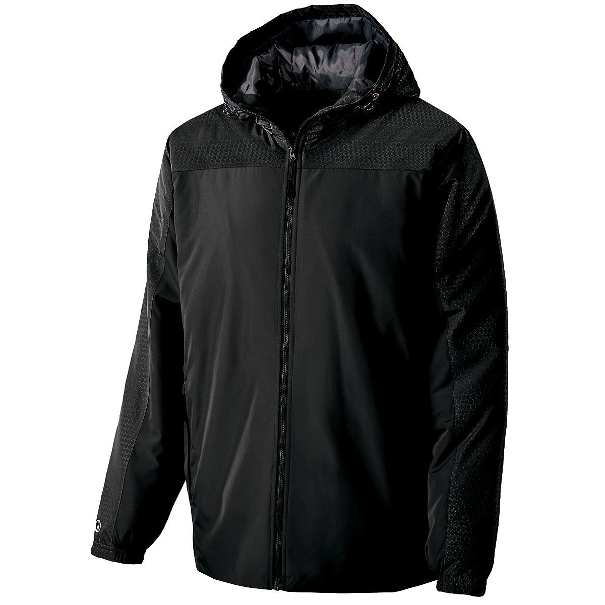 229017.D86.2XL Bionic Hooded Jacket, Black & Carbon - 2XL