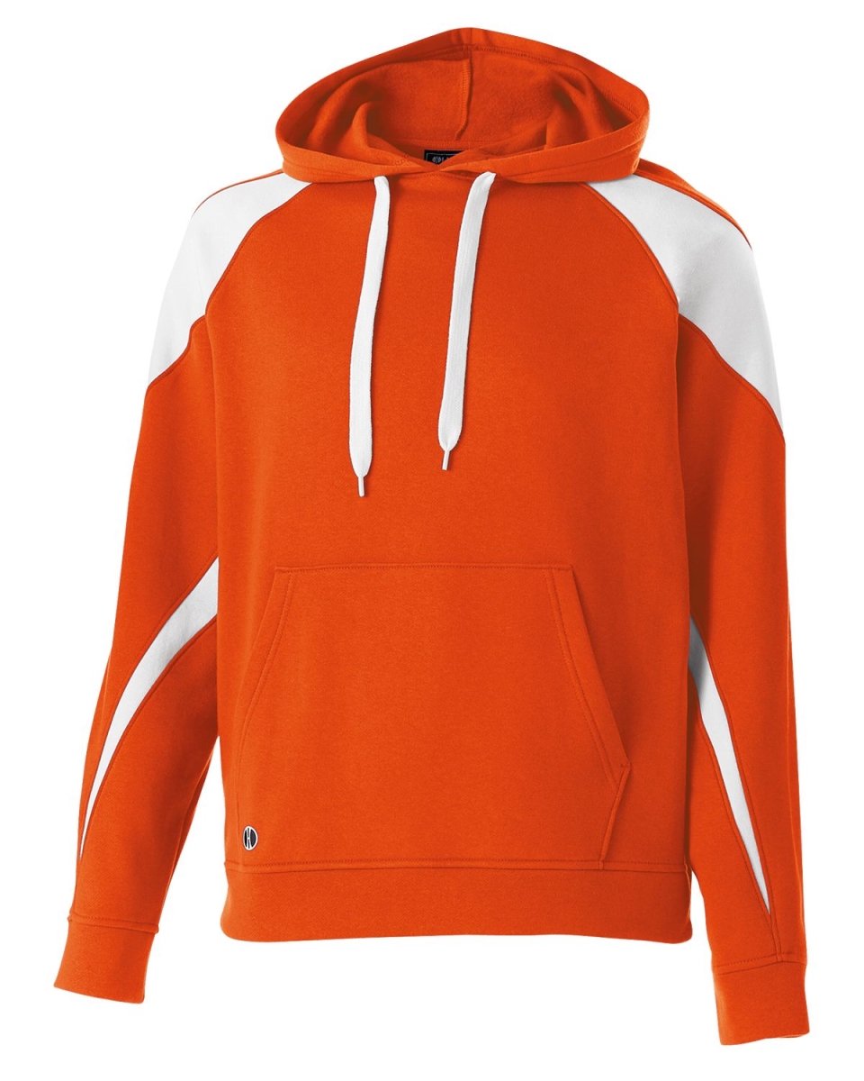 229546.320.L Prospect Hoodie, Orange & White - Large