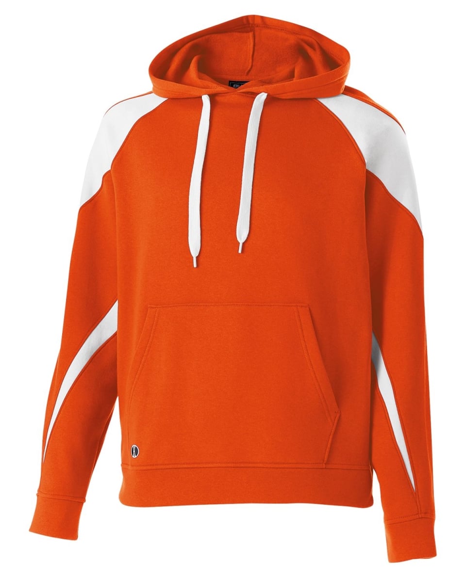 229546.320.M Prospect Hoodie, Orange & White - Medium