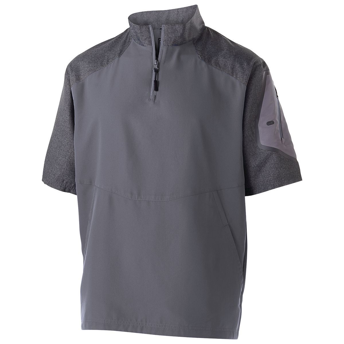 229545.H60.S Raider Short Sleeve Pullover, Carbon Print & Graphite - Small