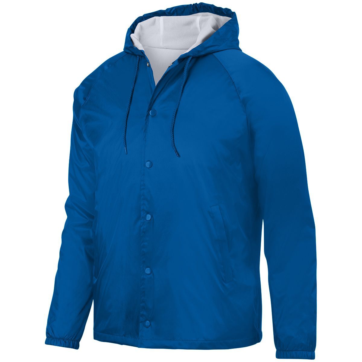 3102.060.M Hooded Coachs Jacket, Royal - Medium