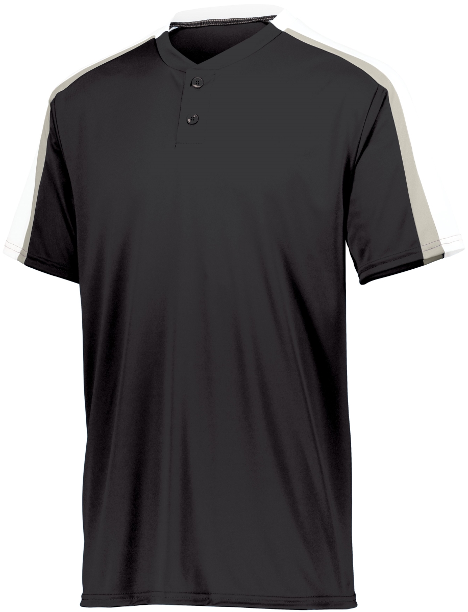 1557.674.M Power Plus 2.0 Jersey, Black, White & Silver Grey - Medium