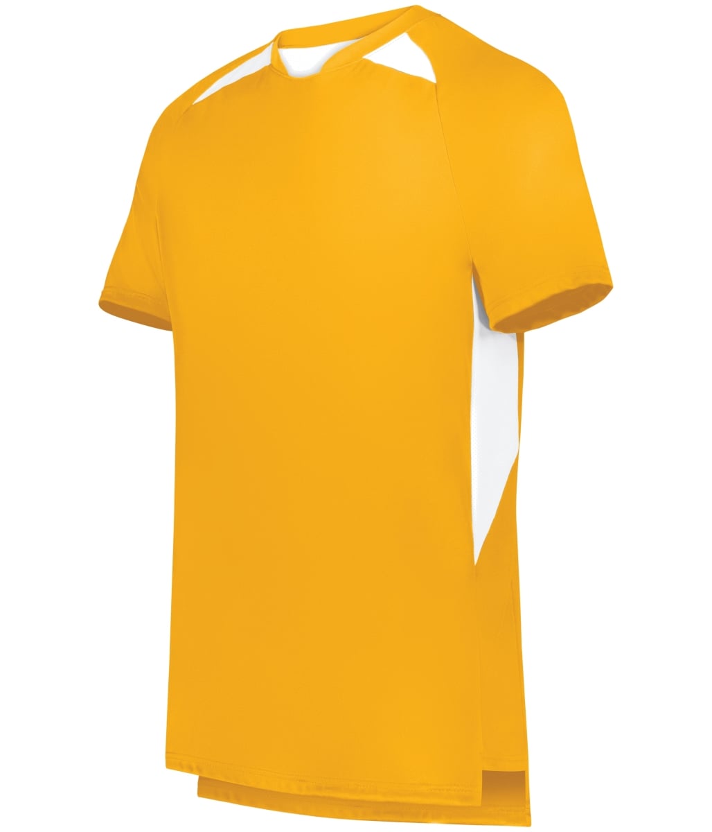 322990.245.M Hawk Evolution Soccer Jersey, Gold & White - Medium