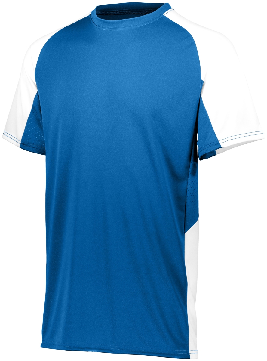 1518.280.S Youth Cutter Jersey, Royal & White - Small
