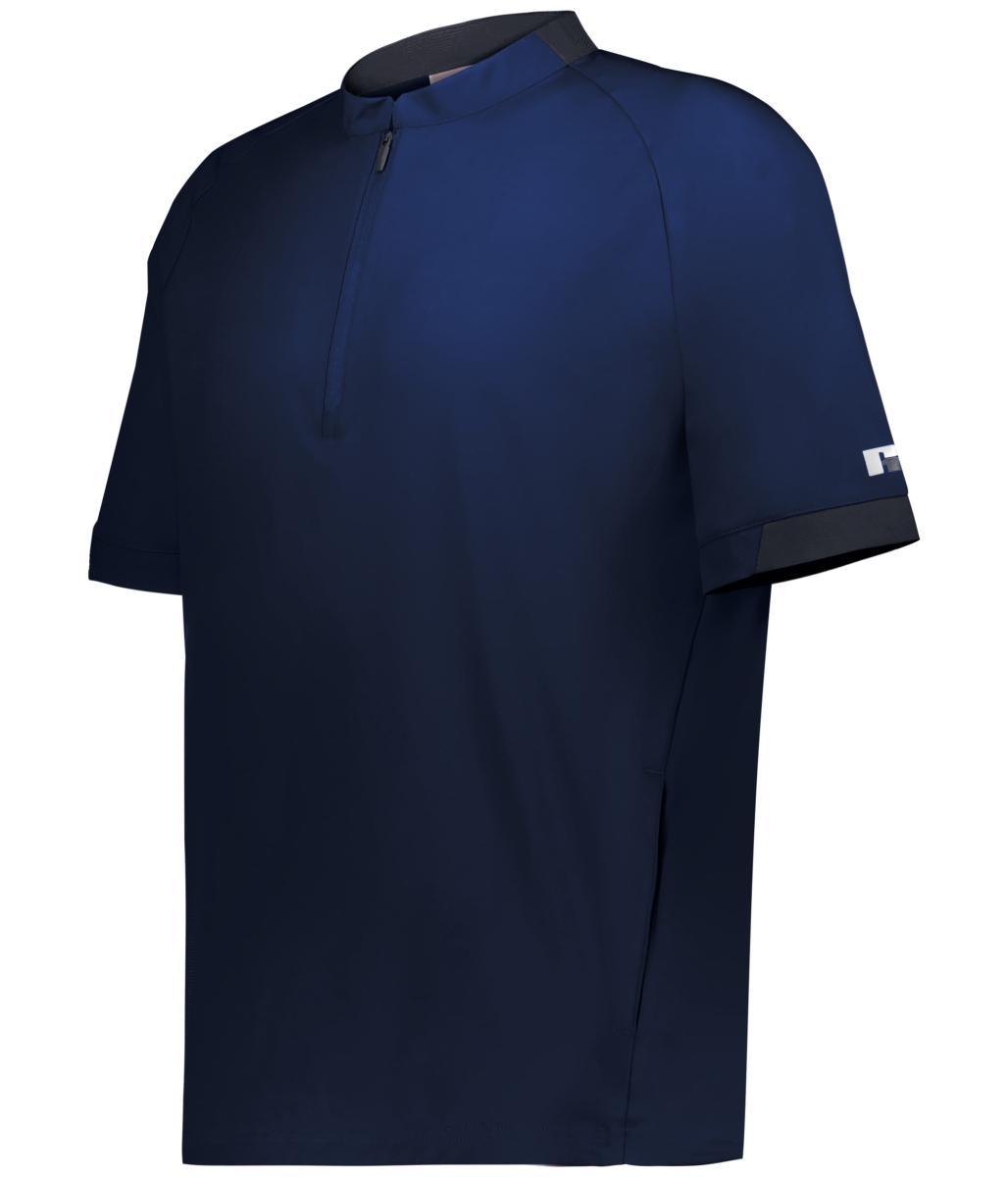 R21DSM.89U.M Legend Short Sleeve Pullover, Navy & Stealth - Medium