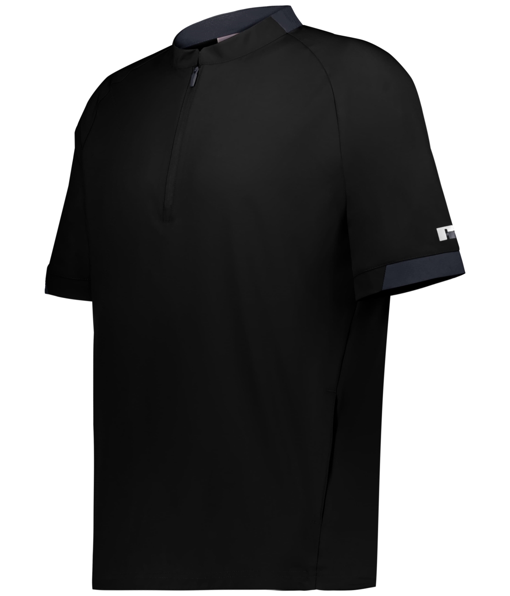 R21DSM.AAP.4XL Legend Short Sleeve Pullover, Black & Stealth - 4XL